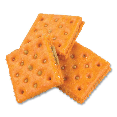 Image of Lance® Toast Cheese Crackers, Peanut Butter, 1.5 oz Packet, 24/Box