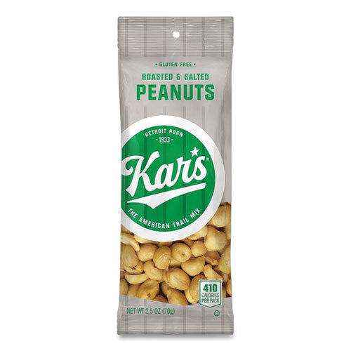 Image of Kar's Peanuts, Salted, 2.5 oz Packet, 12/Box