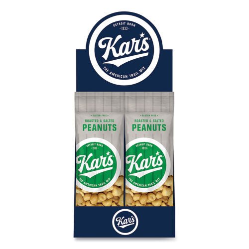 Image of Kar's Peanuts, Salted, 2.5 oz Packet, 12/Box