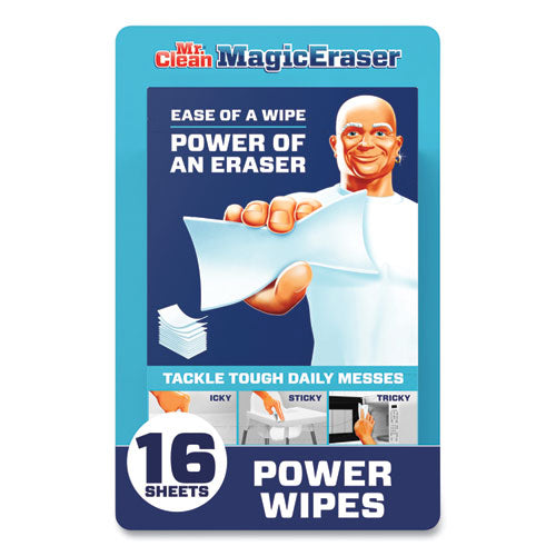 Image of Mr. Clean® Magic Eraser Sheets, 3.5 X 5.8, 0.03" Thick, White, 16/pack