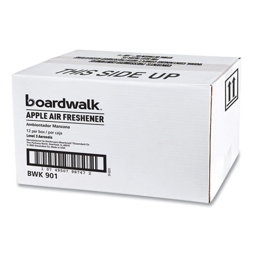Image of Boardwalk® Metered Air Freshener Refill, Apple Harvest Scent, 7 oz Aerosol Spray, 12/Carton