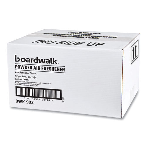 Image of Boardwalk® Metered Air Freshener Refill, Powder Mist Scent, 7 oz Aerosol Spray, 12/Carton