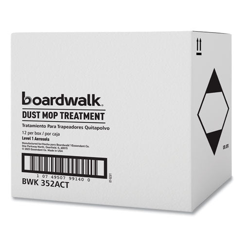 Image of Boardwalk® Dust Mop Treatment, Pine Scent, 17 oz Aerosol Spray, 12/Carton