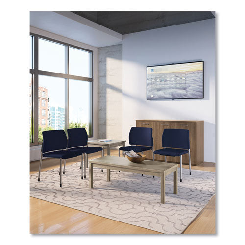 Image of HON® 80000 Laminate Occasional End Table, Rectangular, 24w x 20d x 20h, Kingswood Walnut