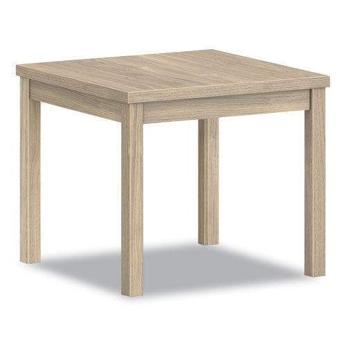 Image of HON® 80000 Series Laminate Occasional Corner Table, 24d x 24w x 20h, Kingswood Walnut