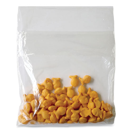 Image of AmerCareRoyal® Flip Top Bag, 7" x 7", Clear, 2,000/Carton