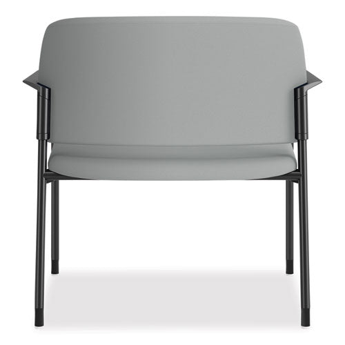 Image of HON® Accommodate Series Bariatric Chair with Arms, 33.5" x 21.5" x 32.5", Flint Seat, Flint Back, Charblack Legs