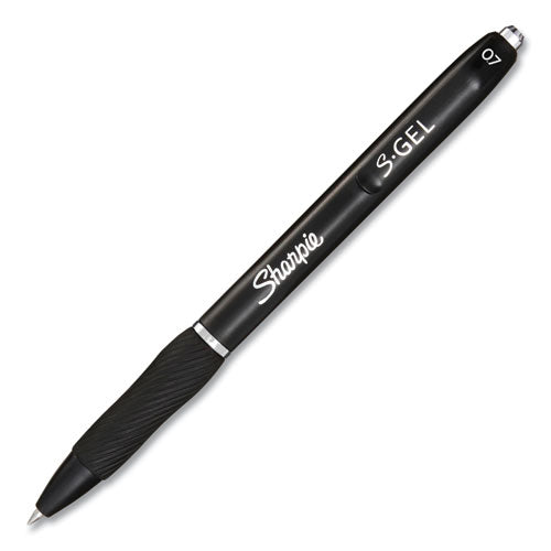 Image of Sharpie® Fine Tip Permanent Marker Value Pack with (1) Bonus S-Gel 0.7 mm Black Ink Pen, Fine Bullet Tip Markers, Black Ink, 36/Pack