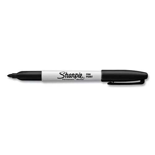 Image of Sharpie® Fine Tip Permanent Marker Value Pack with (1) Bonus S-Gel 0.7 mm Black Ink Pen, Fine Bullet Tip Markers, Black Ink, 36/Pack
