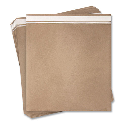 Image of Elementree® Expandable Mailer, Self-Adhesive Closure, 13.5 x 15.37 x 2.5, Kraft, 250/Carton