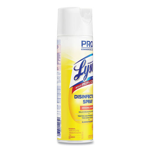 Image of Professional LYSOL® Brand Disinfectant Spray, Original Scent, 19 Oz Aerosol Spray, 12/carton