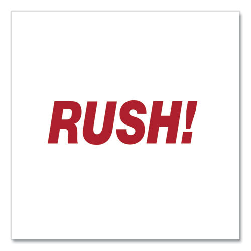 Image of Universal® Message Stamp, Rush, Pre-Inked One-Color, Red