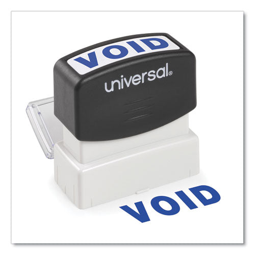Image of Universal® Message Stamp, Void, Pre-Inked One-Color, Blue