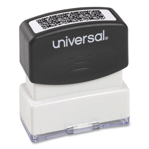 Image of Universal® Security Stamp, Obscures Area 1.69 x 0.56, Black