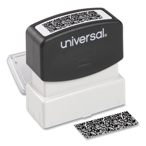Image of Universal® Security Stamp, Obscures Area 1.69 x 0.56, Black