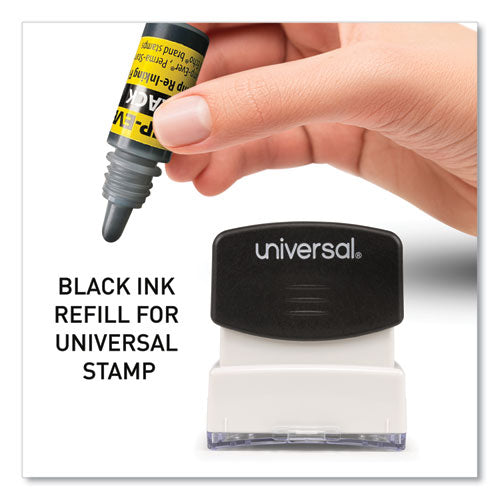 Image of Trodat® Refill Ink For Clik! And Universal Stamps, 7 Ml Bottle, Black