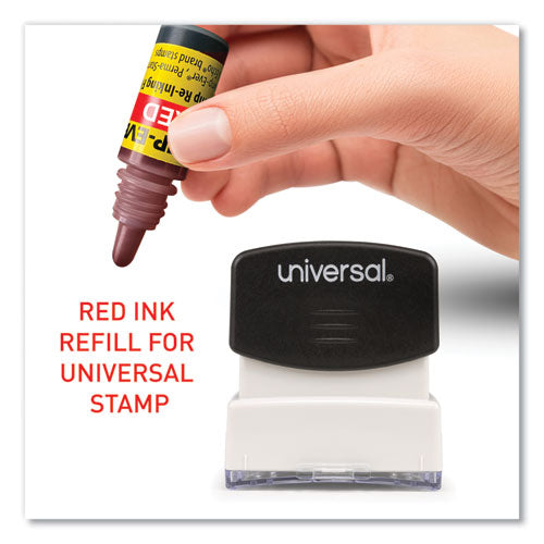 Image of Trodat® Refill Ink For Clik! And Universal Stamps, 7 Ml Bottle, Red