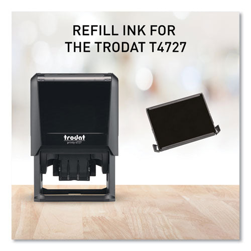 Image of Trodat® T4727 Printy Replacement Pad for Trodat Self-Inking Stamps, 1.63" x 2.5", Black