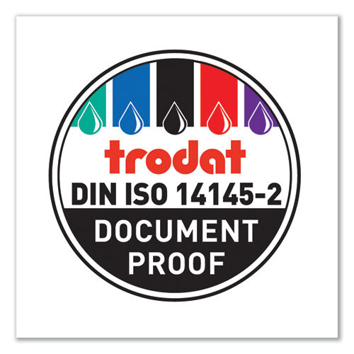 Image of Trodat® T5440 Professional Replacement Ink Pad for Trodat Custom Self-Inking Stamps, 1.13" x 2", Black