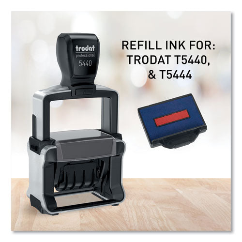 Image of Trodat® T5440 Professional Replacement Ink Pad for Trodat Custom Self-Inking Stamps, 1.13" x 2", Black
