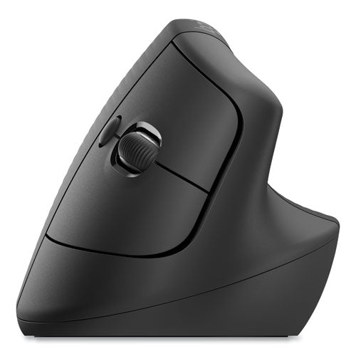 Image of Logitech® Lift for Business Vertical Ergonomic Mouse, 2.4 GHz Frequency/32 ft Wireless Range, Right Hand Use, Graphite