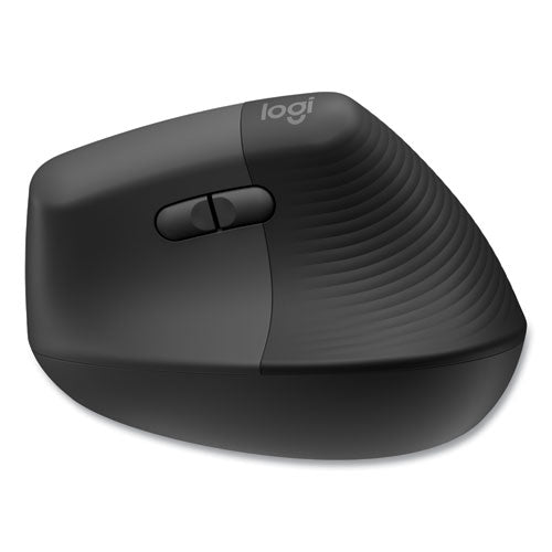 Image of Logitech® Lift for Business Vertical Ergonomic Mouse, 2.4 GHz Frequency/32 ft Wireless Range, Right Hand Use, Graphite