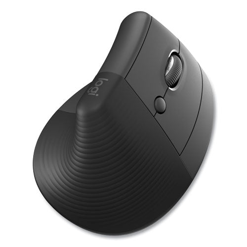 Image of Logitech® Lift for Business Vertical Ergonomic Mouse, 2.4 GHz Frequency/32 ft Wireless Range, Right Hand Use, Graphite