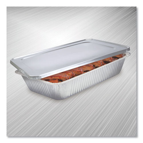 Image of HFA® Steam Table Pan Lids, Full Curl Edge, Fits Full-Size Pan, 0.62" Deep, 12.87 x 20.81, 50/Carton
