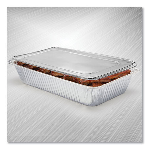 Image of HFA® Steam Table Pan Lids, Full Curl Edge, Fits Full-Size Pan, 0.62" Deep, 12.87 x 20.81, 50/Carton