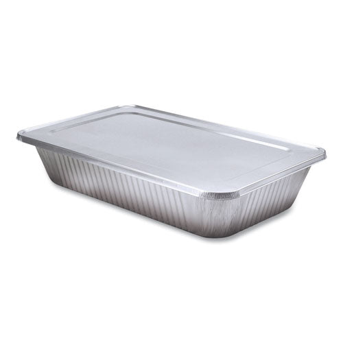 Image of HFA® Steam Table Pan Lids, Full Curl Edge, Fits Full-Size Pan, 0.62" Deep, 12.87 x 20.81, 50/Carton