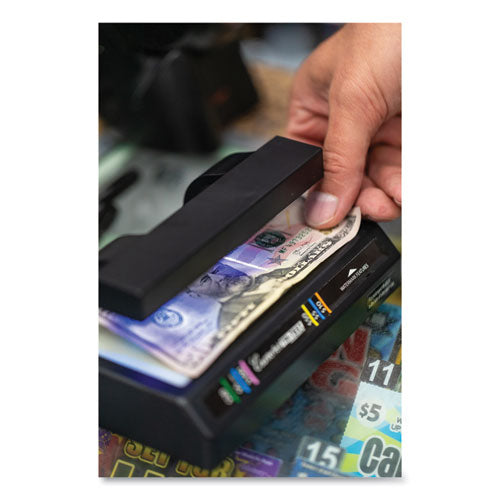 Image of Dri-Mark® Tri Test Counterfeit Bill Detector With Pen, U.s.; Canadian; Mexican; Eu; Uk; Chinese Currencies, 7 X 4 X 2.5, Black