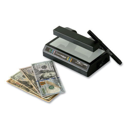 Image of Dri-Mark® Tri Test Counterfeit Bill Detector With Pen, U.s.; Canadian; Mexican; Eu; Uk; Chinese Currencies, 7 X 4 X 2.5, Black