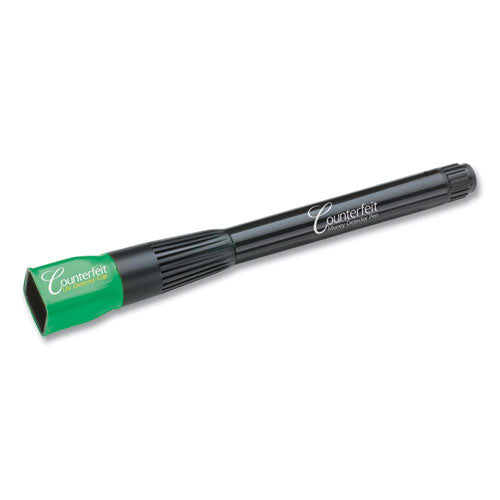 Image of Dri-Mark® Smart Money Counterfeit Detector Pen With Reusable Uv Led Light, U.s.; Most Foreign Currencies, Black