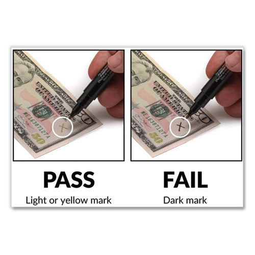Image of Dri-Mark® Smart Money Counterfeit Bill Detector Pen, U.s. Currency, 3/pack