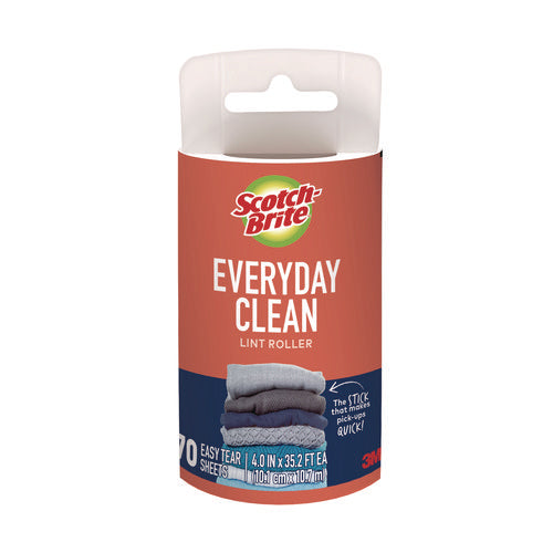 Image of Scotch-Brite Lint Roller Refill Roll, 70 Sheets/Roll