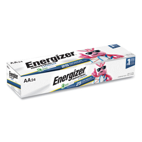 Image of Energizer® Industrial Lithium AA Battery, 1.5 V, 24/Box
