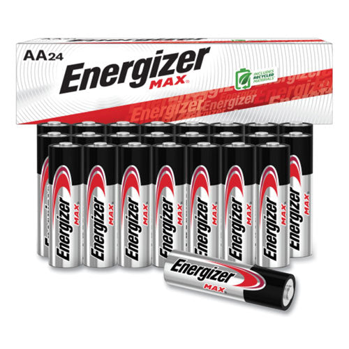 Image of Energizer® Max Aa Alkaline Batteries, 1.5 V, 4/pack, 6 Packs/box