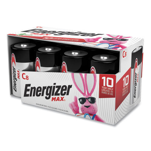 Image of Energizer® Max Alkaline C Batteries, 1.5 V, 8/pack