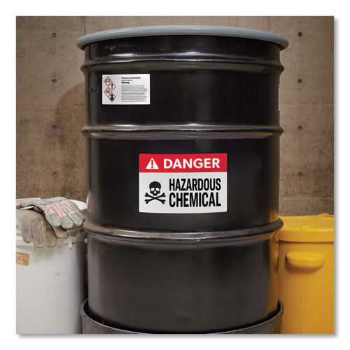 Image of Avery® Surface Safe ID Labels, 4 x 6, White, 2/Sheet, 50 Sheets/Box