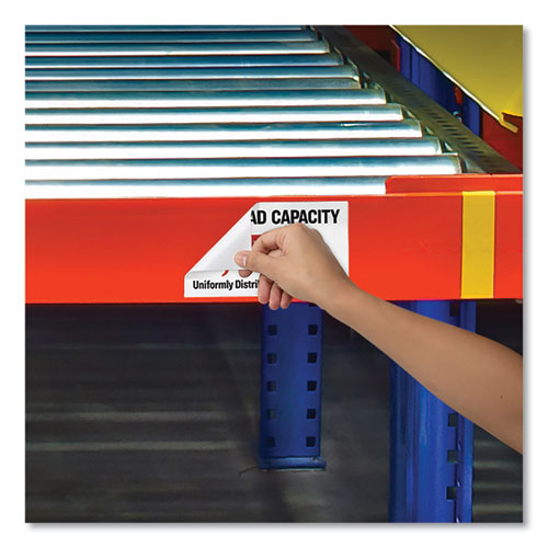 Image of Avery® Surface Safe ID Labels, 3 x 5, White, 4/Sheet, 50 Sheets/Box