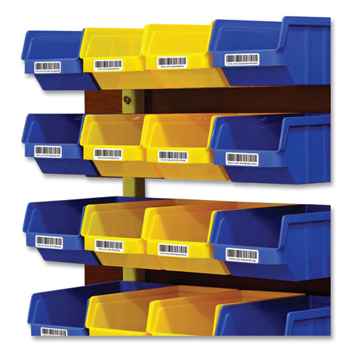 Image of Avery® Surface Safe ID Labels, 3 x 5, White, 4/Sheet, 50 Sheets/Box