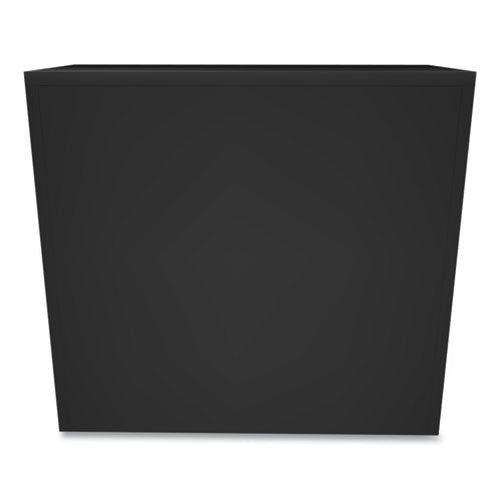 Image of HON® Brigade 600 Series Lateral File, 3 Legal/letter-Size File Drawers, Black, 42" X 18" X 39.13"