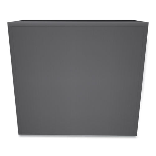 Image of HON® Brigade 600 Series Lateral File, 3 Legal/letter-Size File Drawers, Charcoal, 42" X 18" X 39.13"