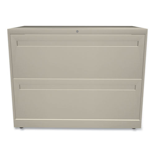 Image of HON® Brigade 700 Series Lateral File, 2 Legal/letter-Size File Drawers, Putty, 36" X 18" X 28"