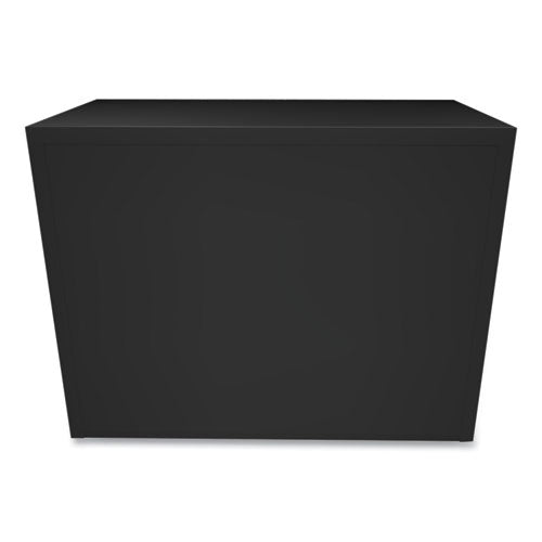 Image of HON® Brigade 700 Series Lateral File, 2 Legal/letter-Size File Drawers, Black, 36" X 18" X 28"