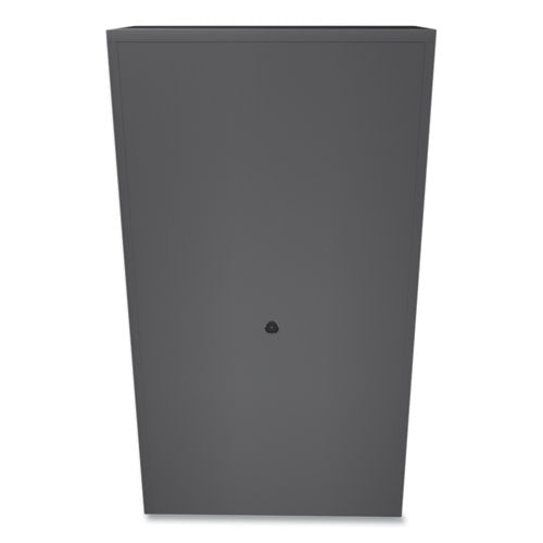 Image of HON® Brigade 700 Series Lateral File, Three-Shelf Enclosed Storage, 2 Legal/letter-Size File Drawers, Charcoal, 36" X 18" X 64.25"
