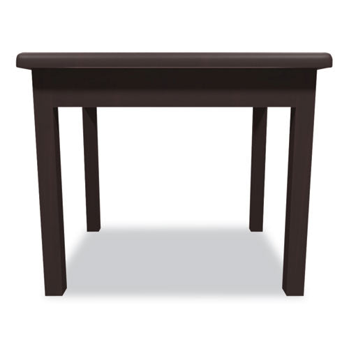 Image of HON® Laminate Occasional Table, Rectangular, 24w X 20d X 20h, Mahogany