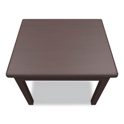 Image of HON® Laminate Occasional Table, Rectangular, 24w X 20d X 20h, Mahogany