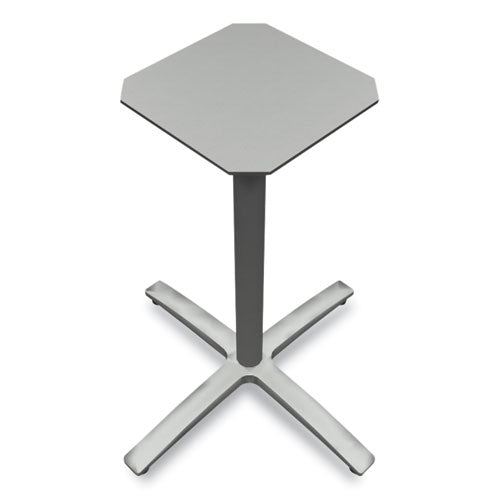 Image of HON® Between Seated-Height X-Base for 30" to 36" Table Tops, 26.18w x 29.57h, Silver