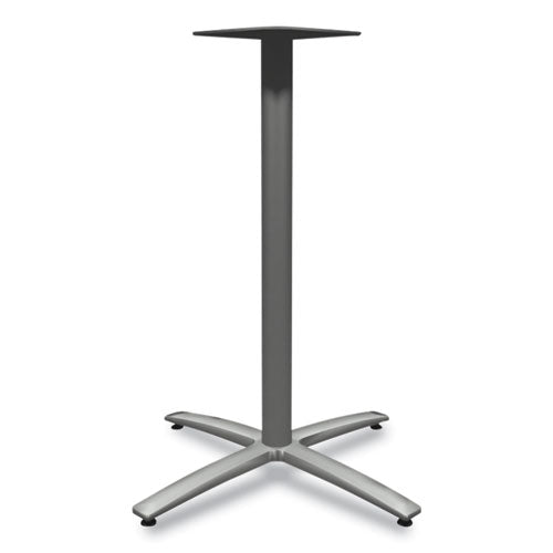 Image of HON® Between Standing-Height X-Base for 42" Table Tops, 32.68w x 41.12h, Silver